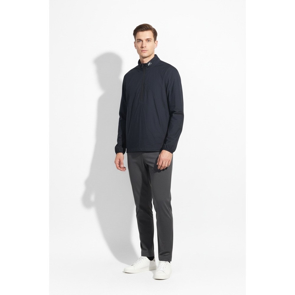 KJUS | Dexter 2.5L Halfzip Pullover Jacket 50 M Navy Blue MG15-907 Golf Rain Top
